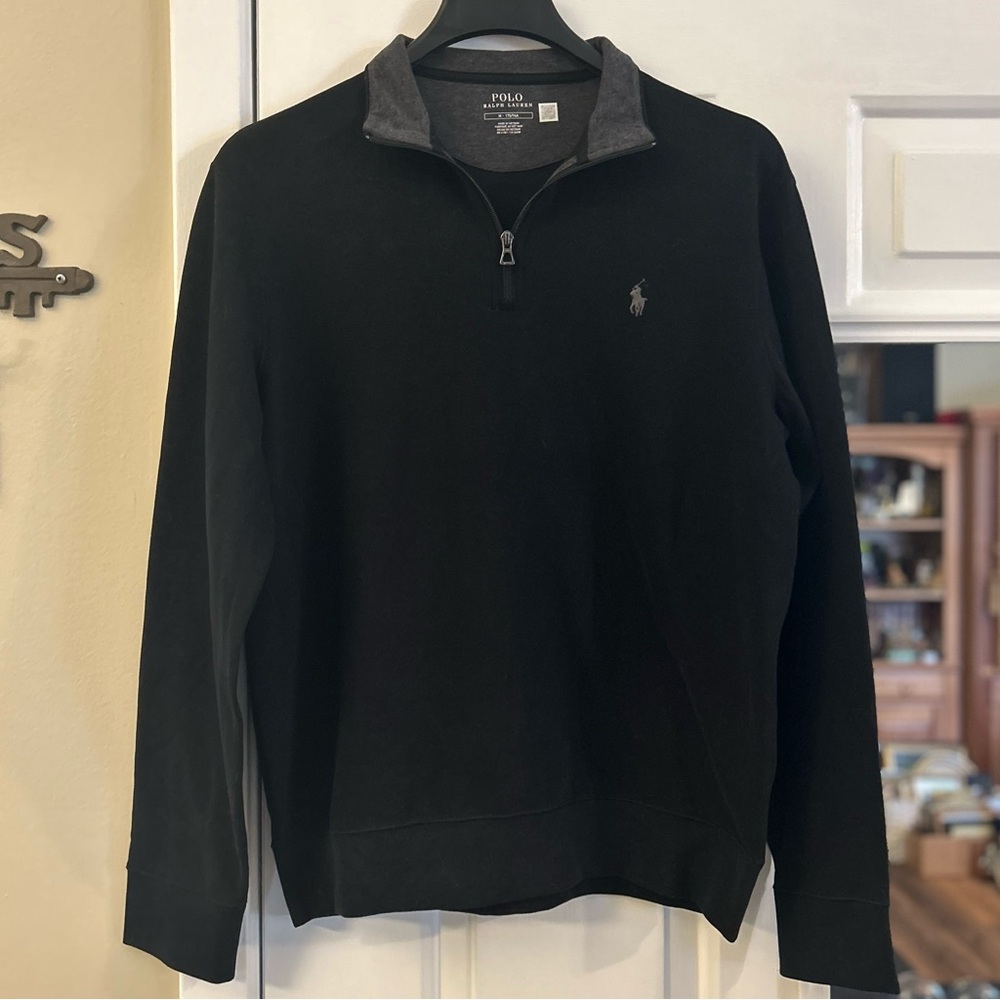 Men’s Polo Ralph Lauren Luxury Quarter-Zip Pullover—NWT